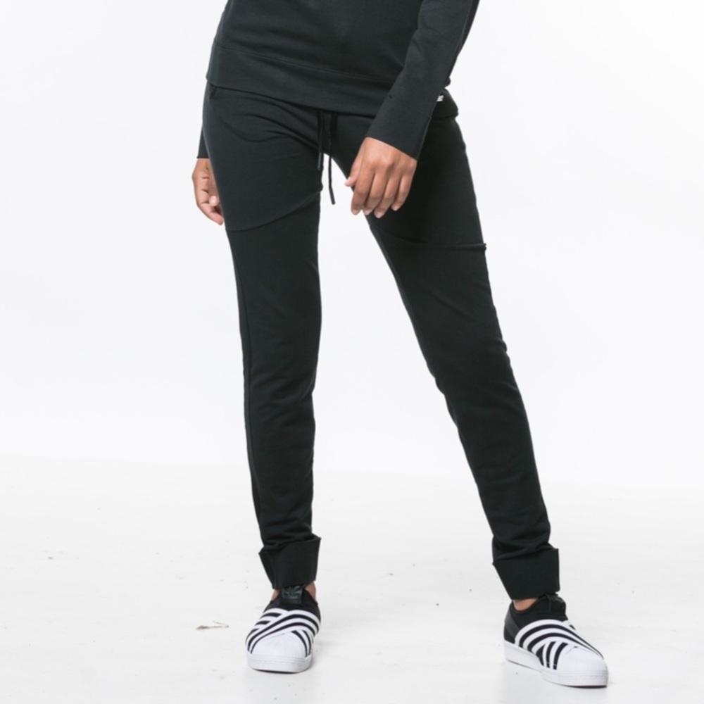 Lynx Active Knit Black Sweatpants